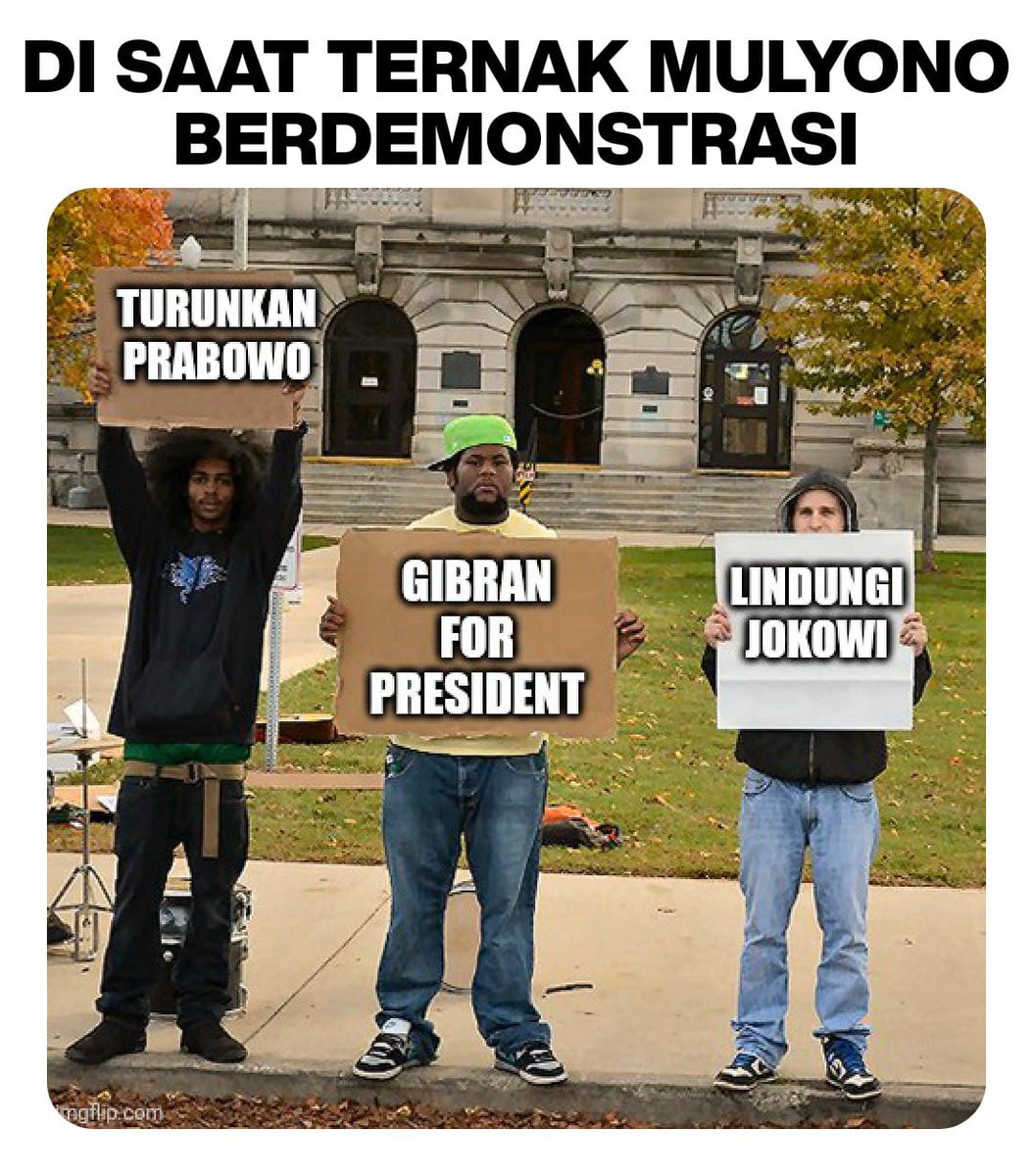 Kira-kira seperti inikah tuntutan mereka, atau ada yang lain?

#DPRRI 
#Prabowo 
#kapolri 
#termul
#ternakmulyono
#projokowi
#ijazahpalsu 
#gibran