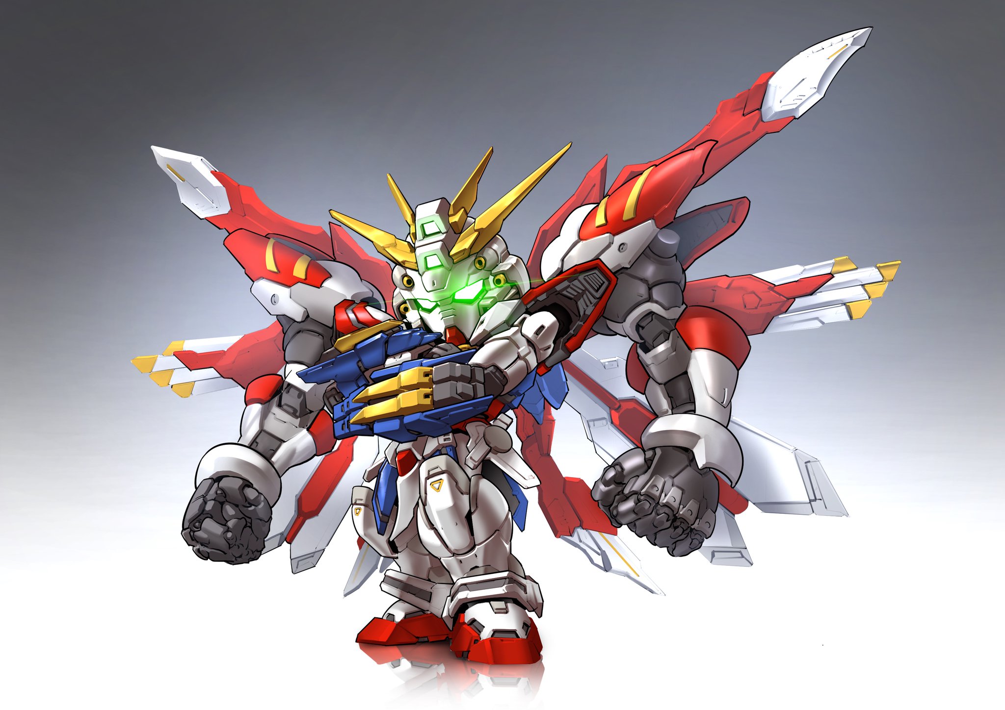 ゴッドガンダム Gガンダム」外伝機体「ゴッドガンダム弐」への換装も自在