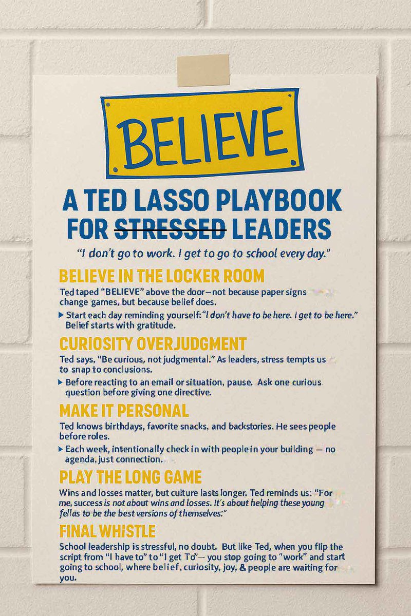 Epic Labor Day Weekend of football, boating, golf, and writing.  I recently wrote, asking, what might a Ted Lasso meets a Stressed Leader Keynote at one of our Retreats look like?  

Check it out: open.substack.com/pub/stressedle…
