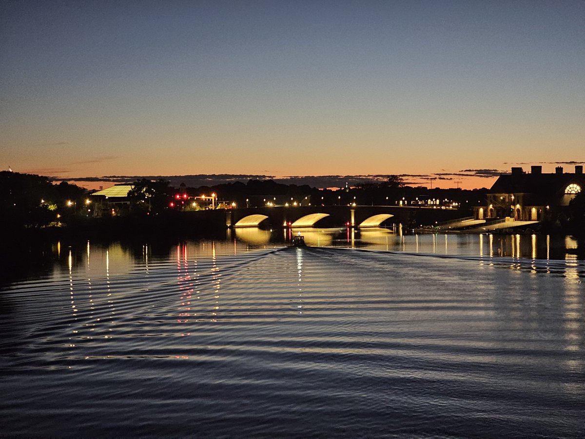A Harvard sunset.