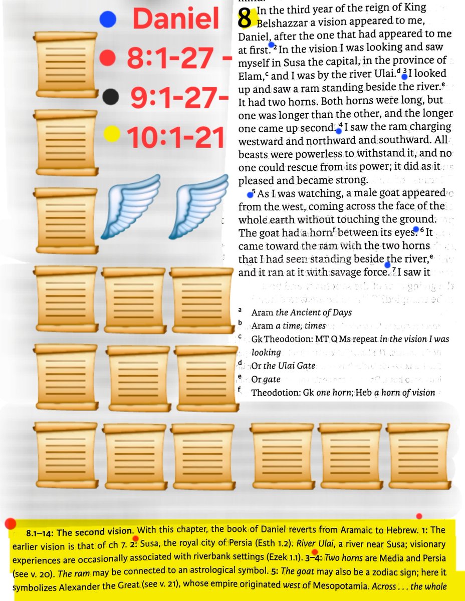 TeXasMadde's tweet image. #ApocalypticBookStudy #60 
#BibleStudy #101 
#SupernaturalCosmography Ed. #4
#HighStrangeEvents #5 

📜 Daniel 8:1-27 - 9:1-27 - 10:1-21 

Ram Vs Goat (Apocalyptic Visions ) + Angelology , Heavenly Host &amp;amp; their cosmic angelic warfare + the Palmoni &amp;amp; its Sacred Numbering systems &amp;amp;…