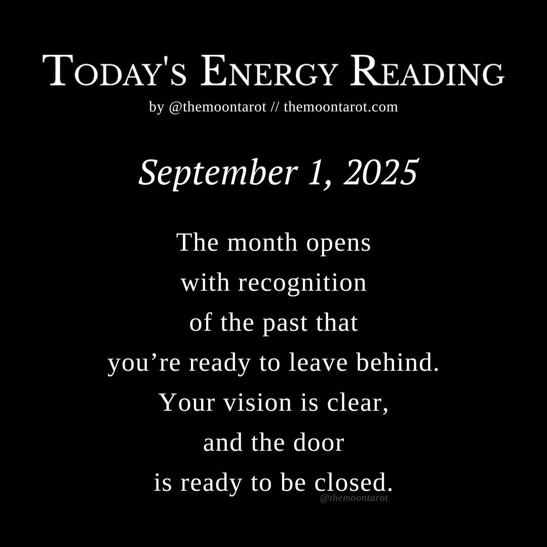 themoontarot_'s tweet photo. Today's Energy Reading: September 1, 2025 https://t.co/4LQtBhsoP6