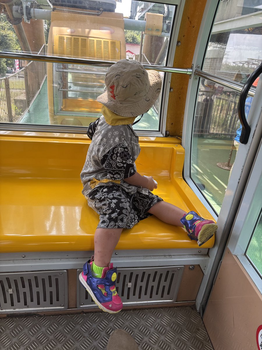 昨日息子が観覧車デビューした☺️
