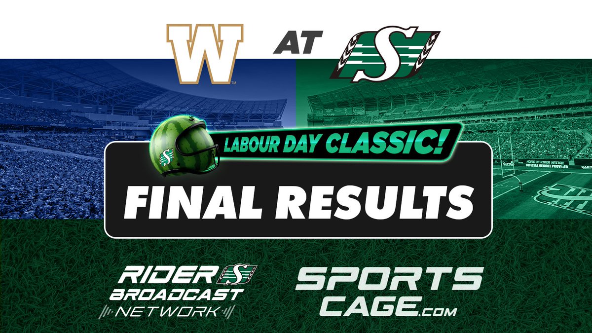 Blue Bombers 30 - Riders 34 Labour Day Classic! listen.streamon.fm/ckrm