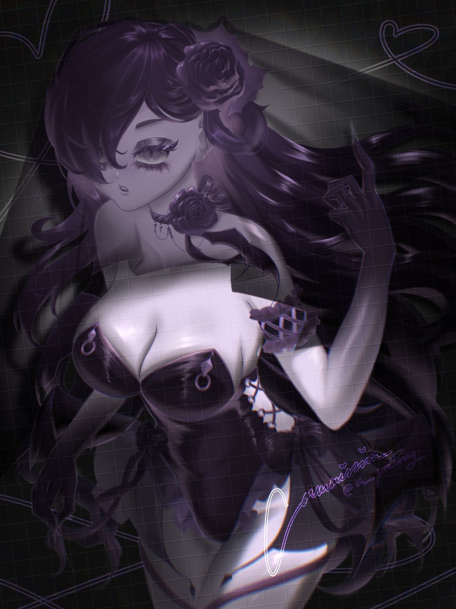 this is the sexiest commission piece i ever did yet 💜 #VGenComm #artsupport