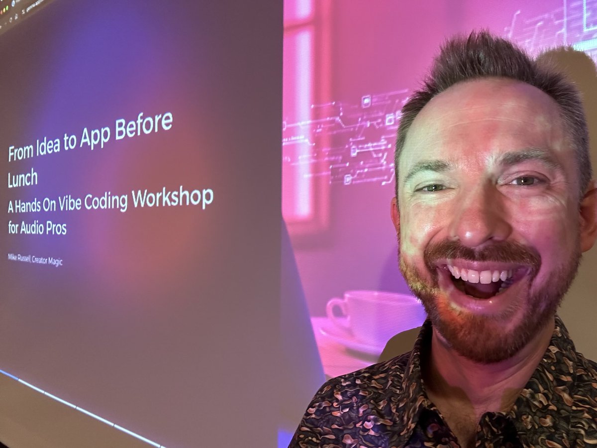 Let’s build cool things with AI before lunch 😋 in Jakarta 🇮🇩 at ⁦<a href="/RadiodaysAsia/">Radiodays Asia</a>⁩ see you in under an hour!