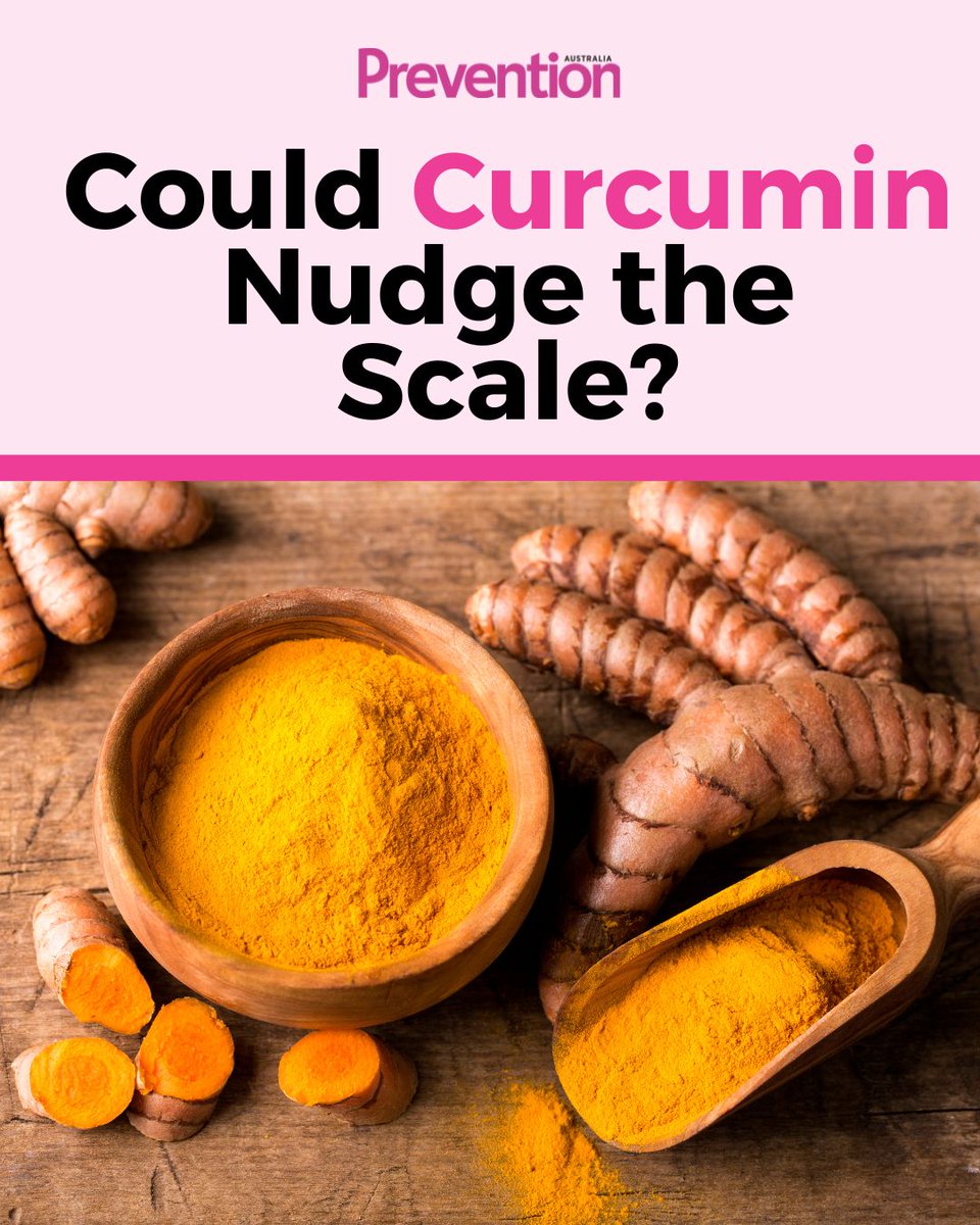 Preventionaus's tweet image. Can the “golden spice” really trim your waist or is it just pricey potion?

Some studies show a small nudge on weight, especially with type 2 diabetes. See where turmeric may (and may not) fit your plan: tinyurl.com/2kkyrdjn

#WeightManagement #Turmeric #Curcumin #PreventionAU