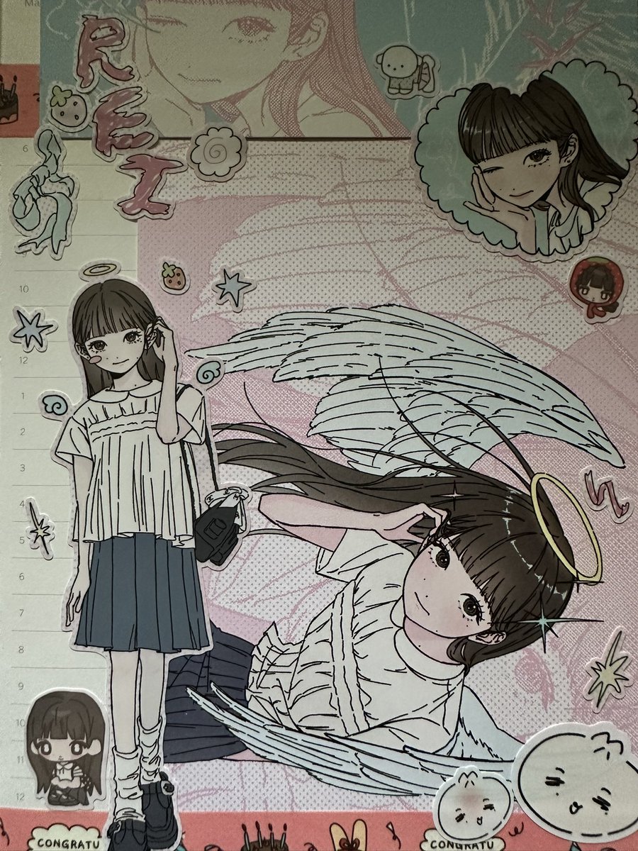 구독계로 etc님의 레이 스티커 판매 소식에 부랴부랴 구매한게 엊그제였는데 너무 예쁘게 잘 도착해서 그날 바로 다꾸하고 인증샷 G͜͡o͜͡o͜͡d͜͡(*ˊᵕˋ*)੭ ੈ❤︎
심지어 도착한 날이 와긔들 컴백 다음날이라 행복하게 다꾸를 했던..꒰(っꈍ~ꈍς)꒱
늦은 인증샷이지만, etc님 적게 일하구 돈 많이 버세용