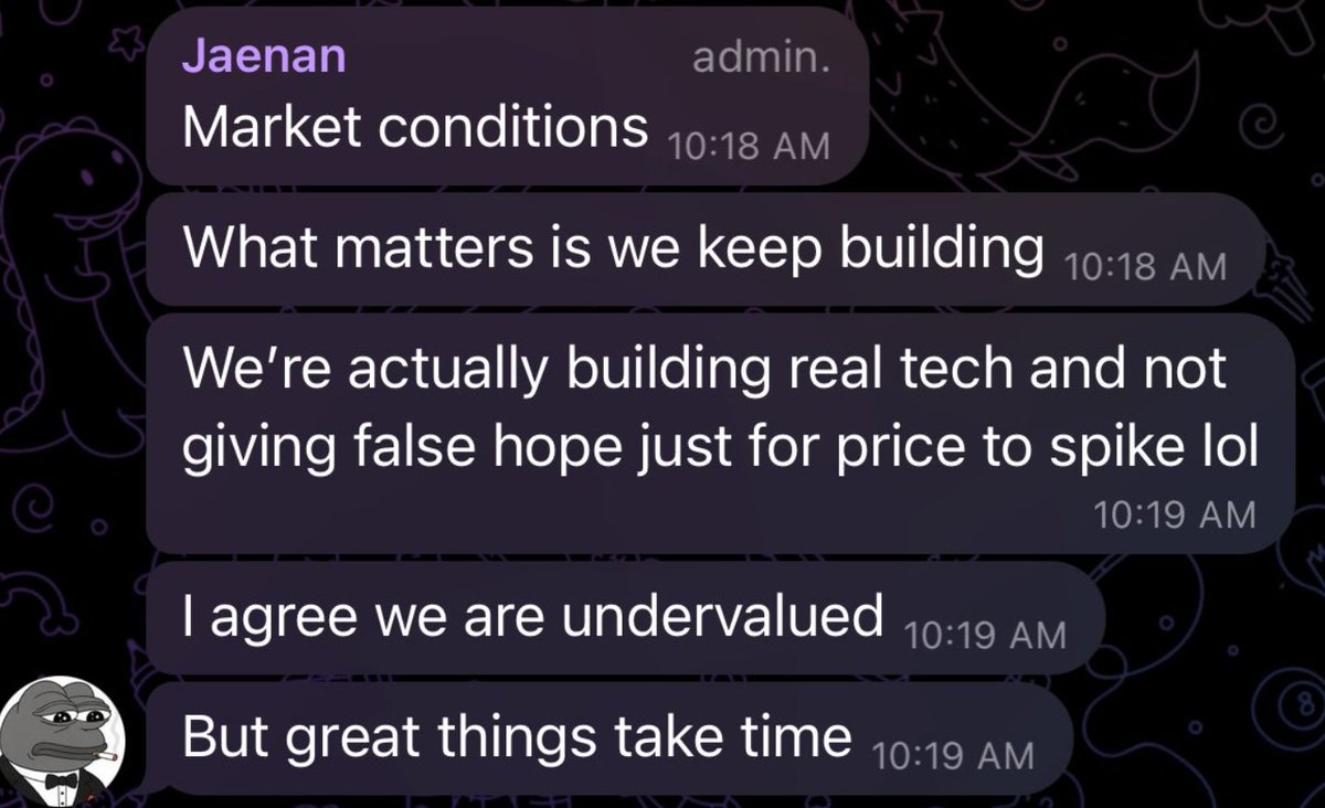 0xJulia_web3's tweet image. While some keep selling

the team keeps building

I don’t think @KyeGomezB (the guy whose token hit $600M) would risk his reputation - even if $USAi started as a joke

A partnership with @swarms_corp means they’ve got plans for the future

I believe once the paper hands jump…