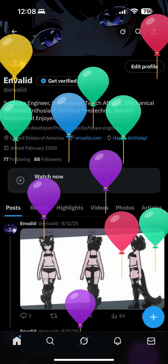 envalid's tweet image. FML