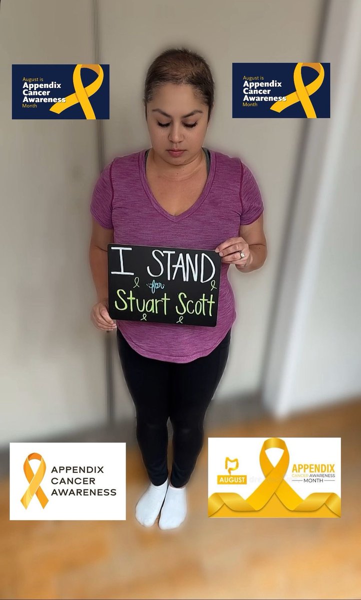 baldsbeautiful_'s tweet image. In Honor of Stuart Scott #appendixcancer @TaeAndSyd 🎗️