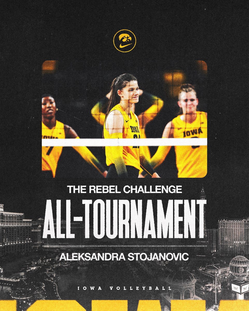 IowaVolleyball's tweet image. All-tourney honors for Sashka!

21 kills, .386 hitting percentage, 1.91 kills/set and 9 blocks during the weekend in Vegas!