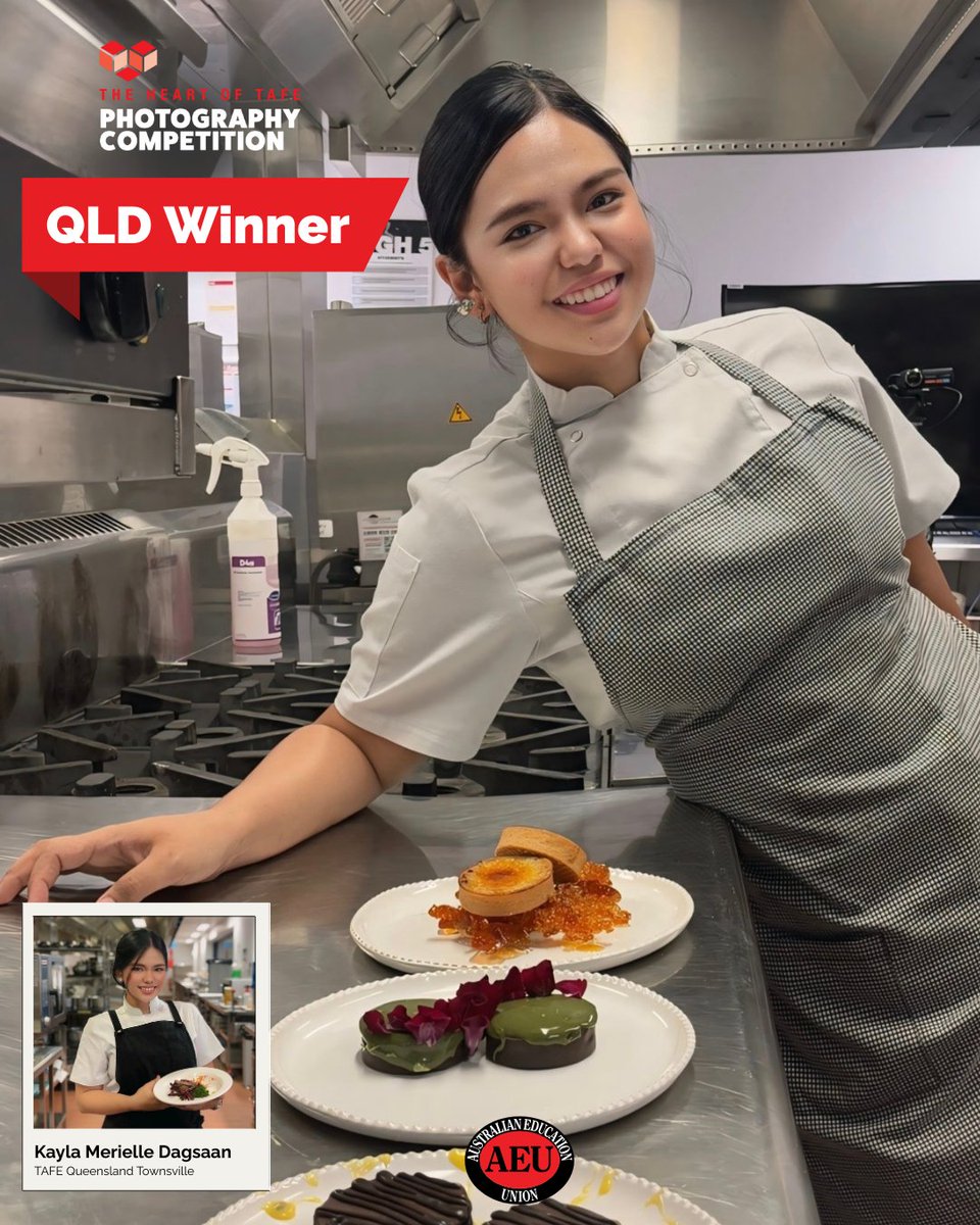 (1/2)
Congratulations to our 2025 TAFE Photography Competition state and territory winners! 📸

Entrants were challenged to depict 'The Heart of TAFE' in 2025 and be part of telling a powerful visual story about the life-changing role of Australia’s world-class TAFE system.