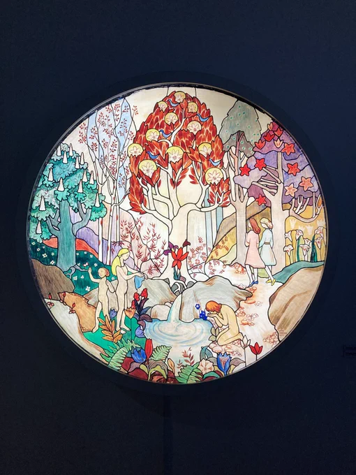 今朝はトーベとムーミン展に 初期の油絵が良いなー