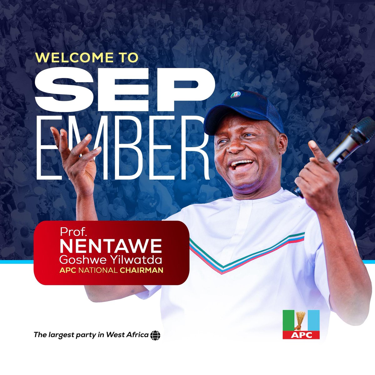 SEPTEMBER will be good to us. Bring sunshine, good vibes, peace, happiness, and lots of laughter. 🙏
#apc <a href="/nentawe1/">Nentawe G. Yilwatda</a>