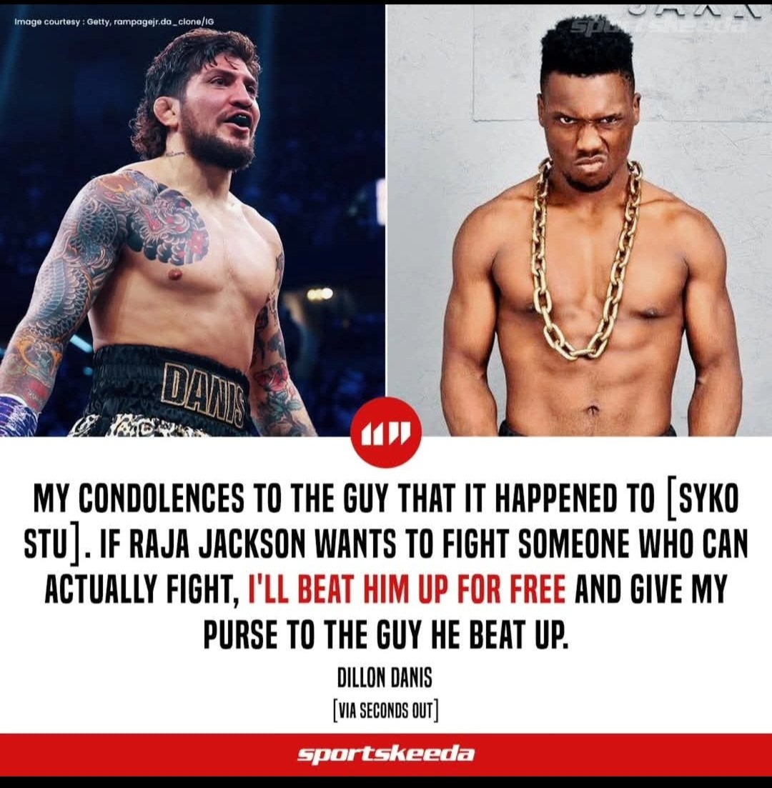 Dillon Danis took my advice.

Smart man.