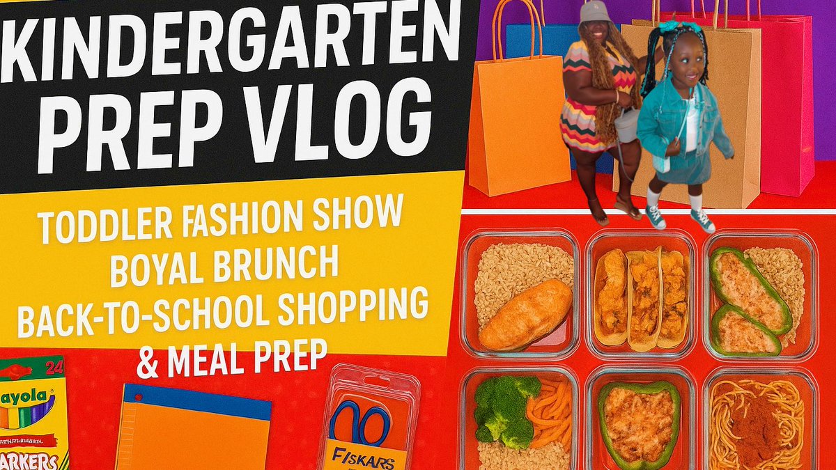 msfuturepsyD's tweet image. From a toddler runway fashion show 👗 to a Royal Kingdom brunch 👑, back-to-school shopping 🛍 &amp;amp; high-protein meal prep 🍱—our kindergarten prep week was FULL of magic! ✨🎥 Watch now 👉🏾 youtu.be/-Emc6oRgsxw?si…

#KindergartenPrep #BackToSchool #MomLife #FamilyVlog #MealPrep