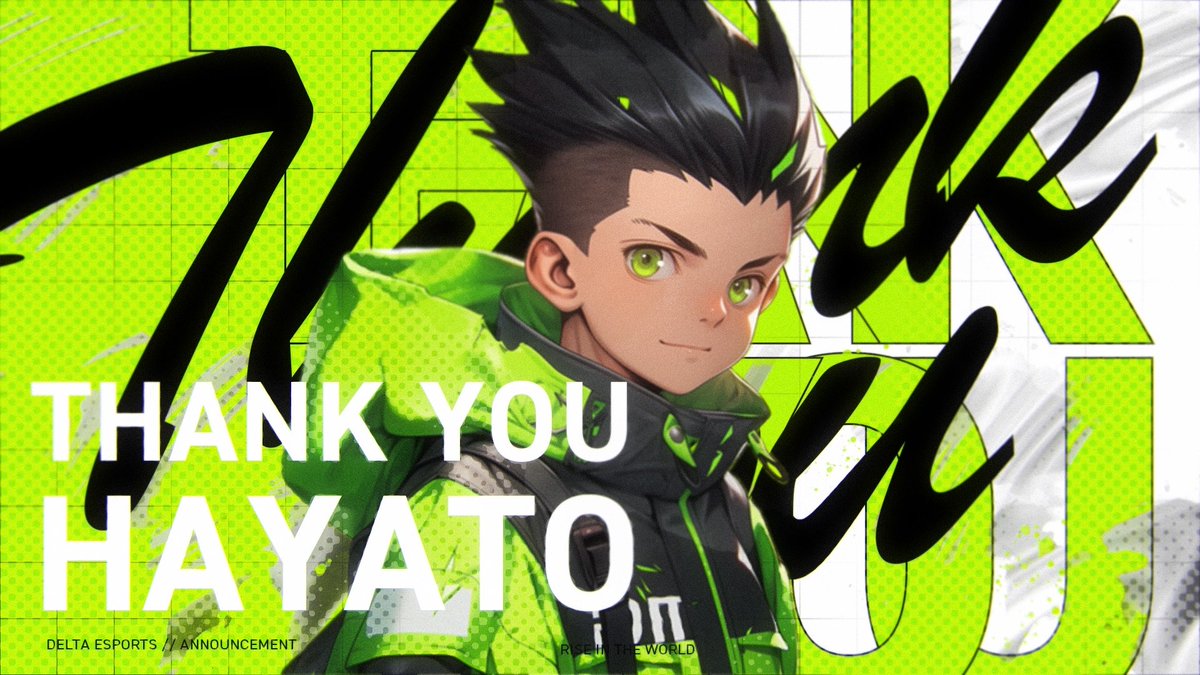 DELTA ESPORTS (@deltagg058) on Twitter photo 『 #ThankYou For Everything! 』
この度、Fortnite部門のHAYATO選手【 <a href="/haachan11111/">DELTA HAYATO</a> 】の退団をご報告致します。
多大なる貢献を感謝すると共に、
チーム一同、今後のご活躍をお祈りいたします。 『 #ThankYou For Everything! 』
この度、Fortnite部門のHAYATO選手【 <a href="/haachan11111/">DELTA HAYATO</a> 】の退団をご報告致します。
多大なる貢献を感謝すると共に、
チーム一同、今後のご活躍をお祈りいたします。