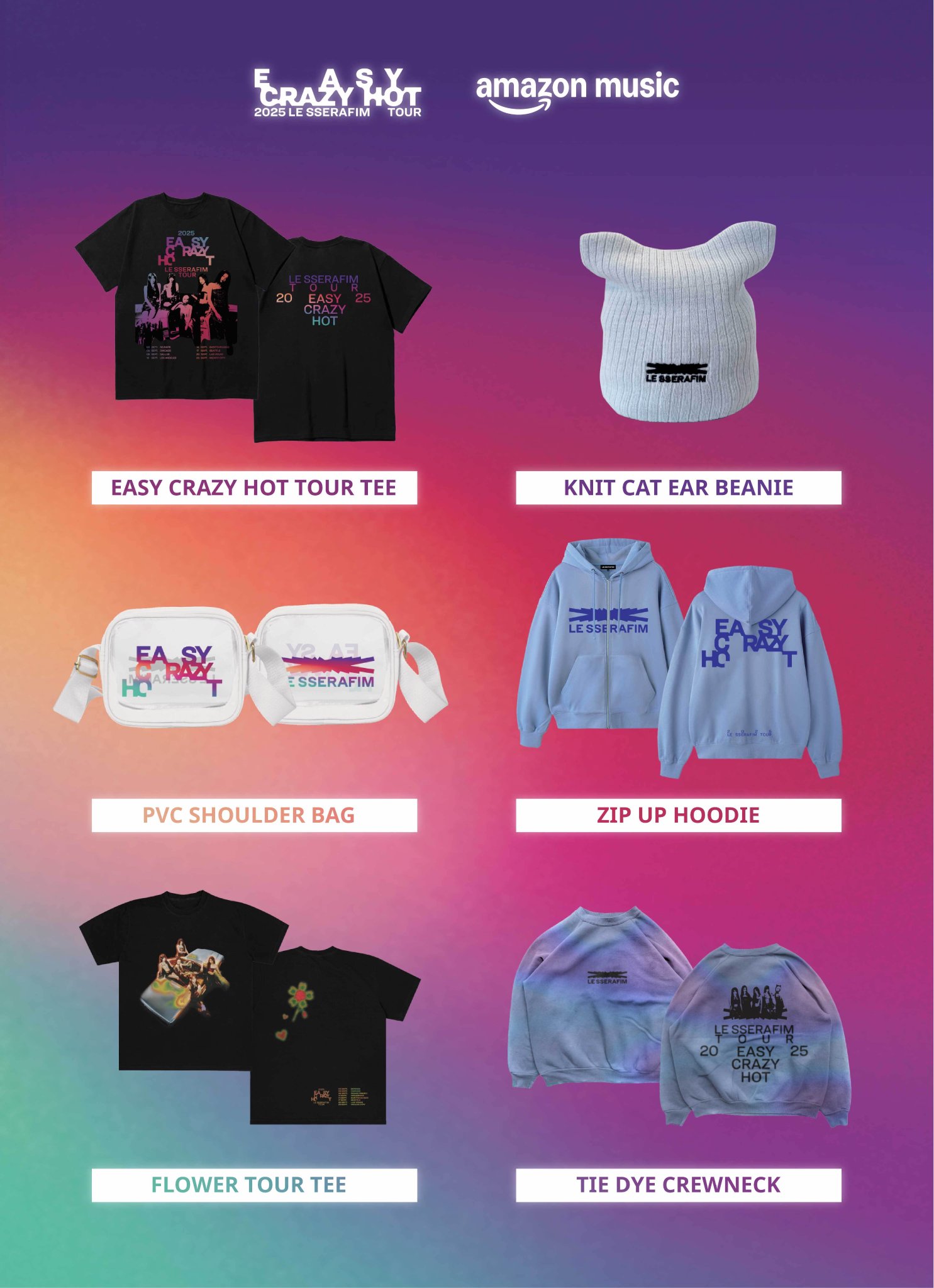 LE SSERAFIM TOUR MERCH SHIRT 新品未使用 L LE SSERAFIM - OFFICIAL MD / PHOTO S/S T-SHIRT - K-Pop Time