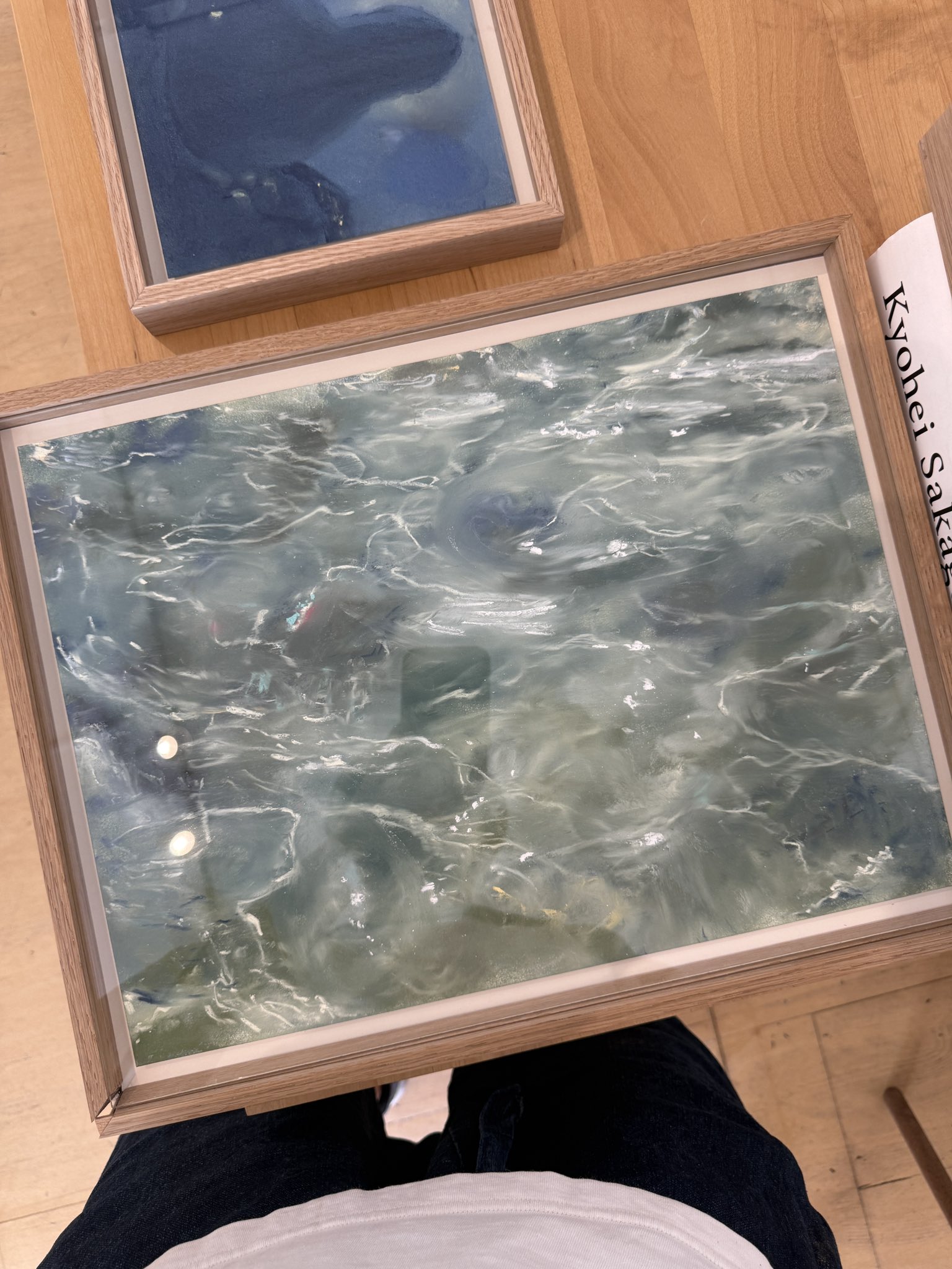 坂口恭平　絵画　額装済み Kyohei Sakaguchi｜Water | 曲線