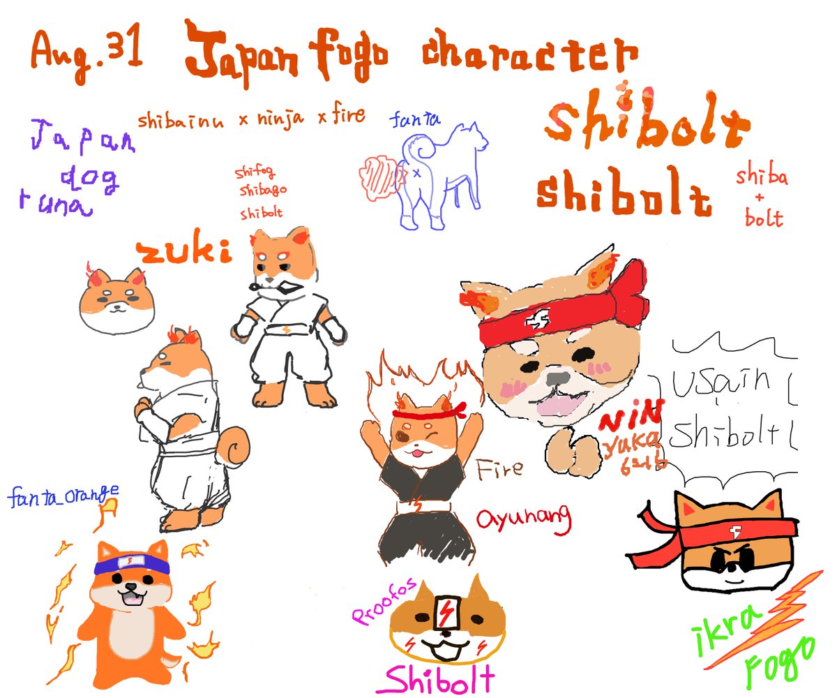 ikra_zzz's tweet photo. Gfogo🔥⚡️

We created an original Japanese character for Fogo, called “Shibolt”

@FogoChain 
@RobertSagurton @CHOPPAtheSHARK @cmgonthegoat @thebookofjoey 
@proofOS https://t.co/SBZKUij4MD