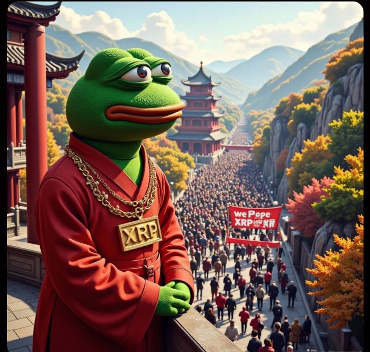 The_HolyShiller's tweet photo. @ChinaPumpWXC Not just another NFT launch🚀...
$PEPEXRP is about to set new standards with insane staking rewards, bigger prizes & global community backing..
China 🇨🇳+XRPL 🌍= unstoppable. @PEPE_ON_XRPL
Are you ready to grab your share of history?🐸💎
#XRPL #PEPEXRP #Crypto #NFTs https://t.co/9tbjFXVb6e