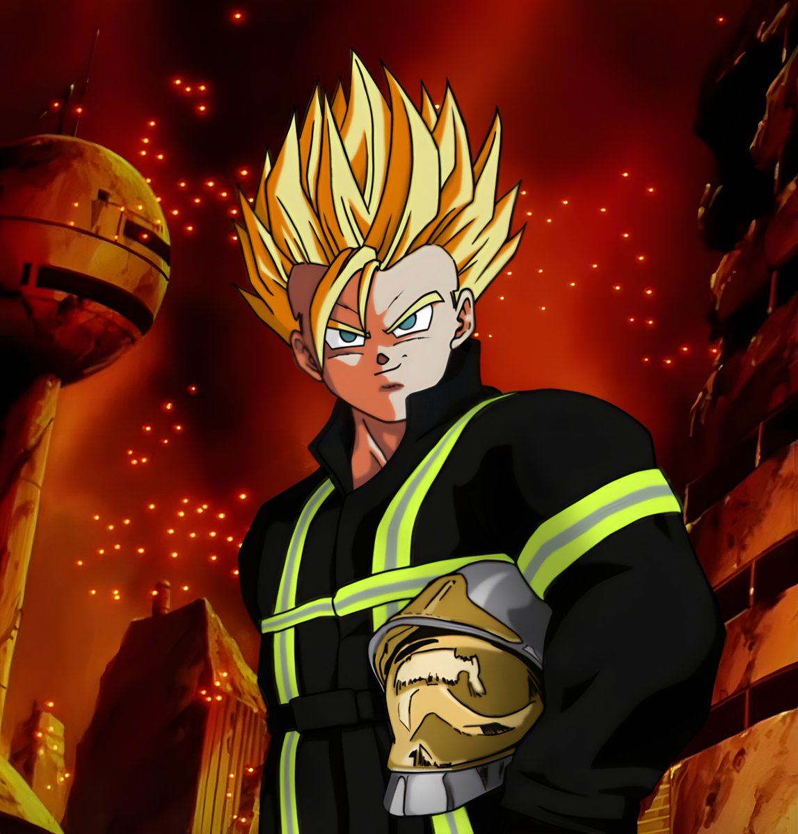 FIREMAN GOHAN 
Old commission