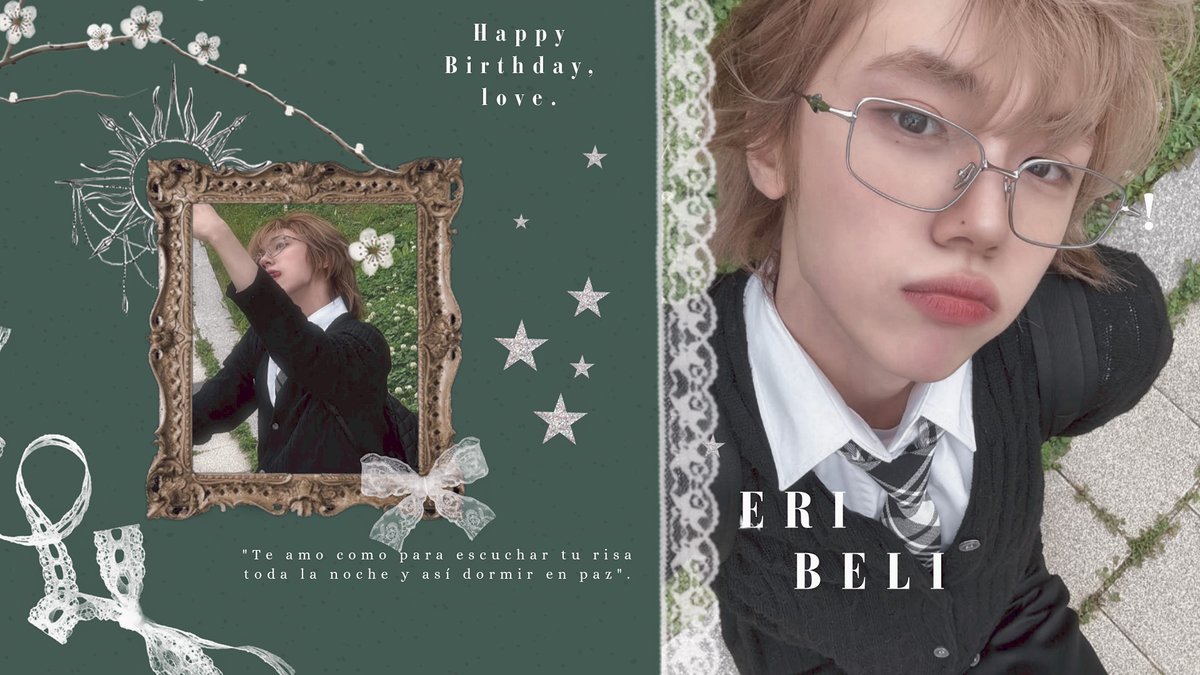 ✮⋆˙; 𝙃𝙖𝙥𝙥𝙮 𝙗𝙞𝙧𝙩𝙝𝙙𝙖𝙮, 𝙢𝙮 𝙨𝙪𝙣! ๋ ࣭ ⭑๋ ࣭ ⭑

Hoy quiero celebrarte, amarte y admirarte una vez más. Hoy llegó al mundo el ser más especial y precioso. Eres mi todo, amor mío. Considereme devoto de usted hoy y siempre. Que tu brillo no se apague jamás, ángel.