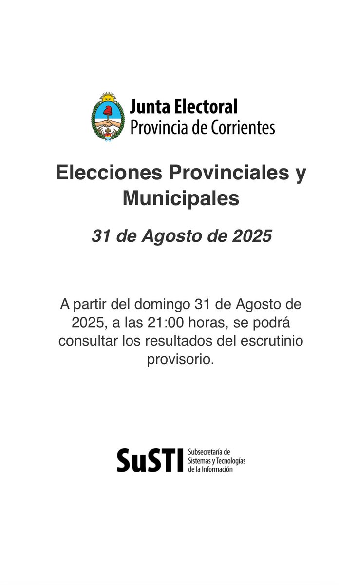 22.44 solo se cargó el 11,22% del resultado de las mesas de #Corrientes y la página oficial está caída. 

elecciones2025.corrientes.gob.ar