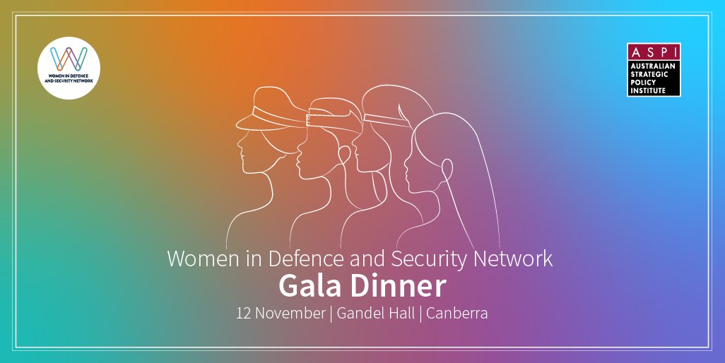 🗓️ EVENT ALERT 🗓️

Tickets are now on sale for <a href="/ASPI_WDSN/">ASPI WDSN</a>’s gala dinner on 12 November!

Join us for an evening of networking and conversation as we recognise the achievements of women in national security and foreign policy.

🎫 Secure your spot now ➡️ bit.ly/4n23r7c