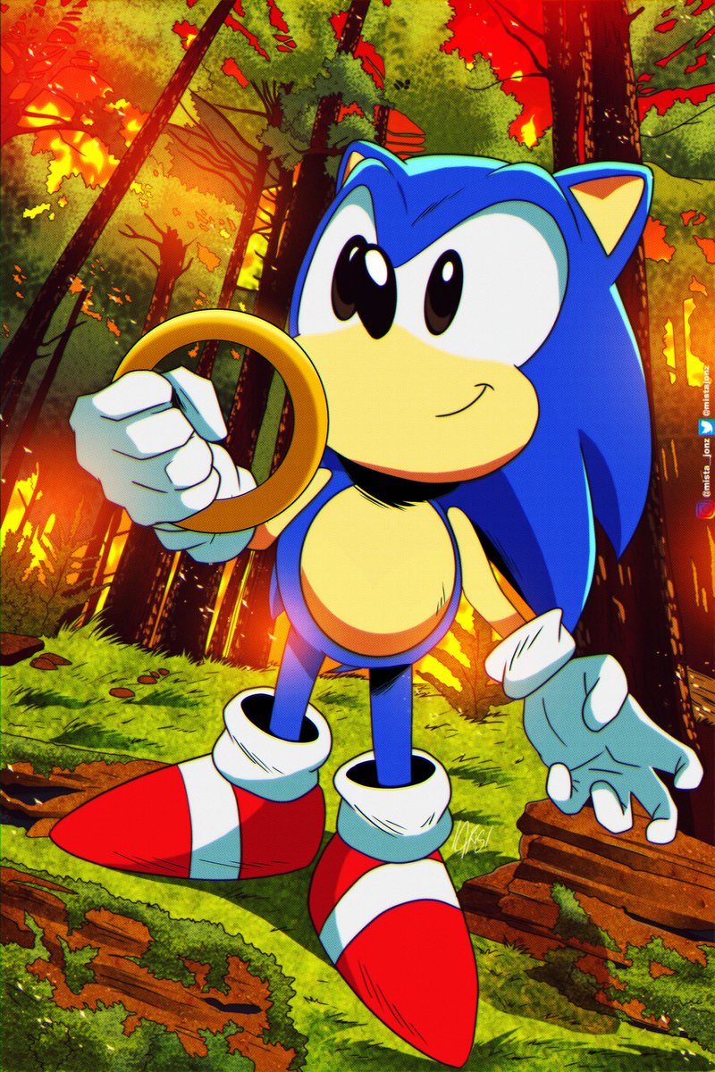 ✨Updated one of my old Sonic the Hedgehog pieces✨