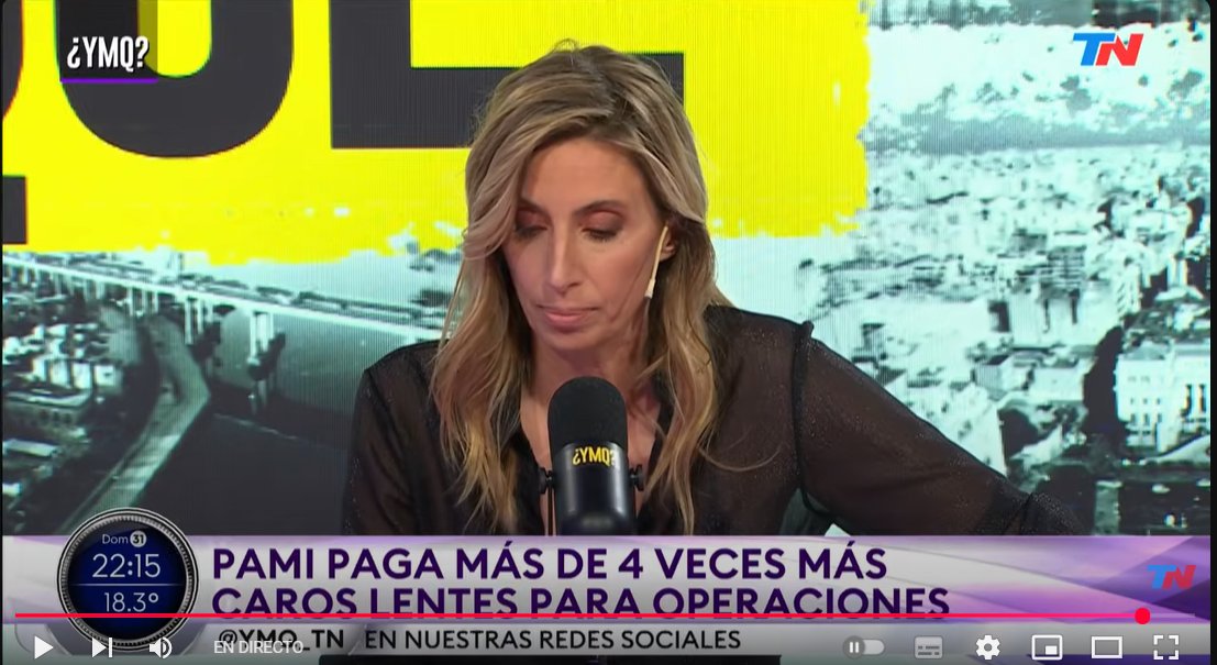 En TN (sí, leíste bien) están contando que el PAMI paga a los laboratorios entre 3 y 6 veces más por cada lente intraocular que si la compraras vos. Y que compraron lentes truchas. En una licitación por 80 mil millones de pesos.
EN TN.