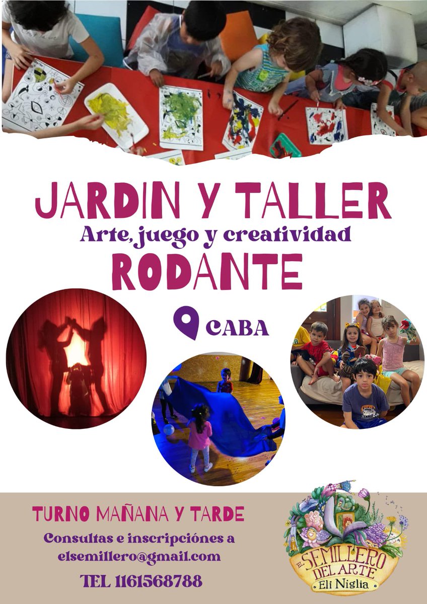 Armando JARDÍN RODANTE artistico en Parque Chacabuco/ Boedo
Quien se suma?