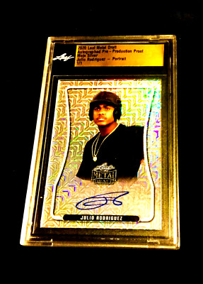 Julio Rodriguez 直筆サインカード　2020 Leaf Draft HR Cards on X: 