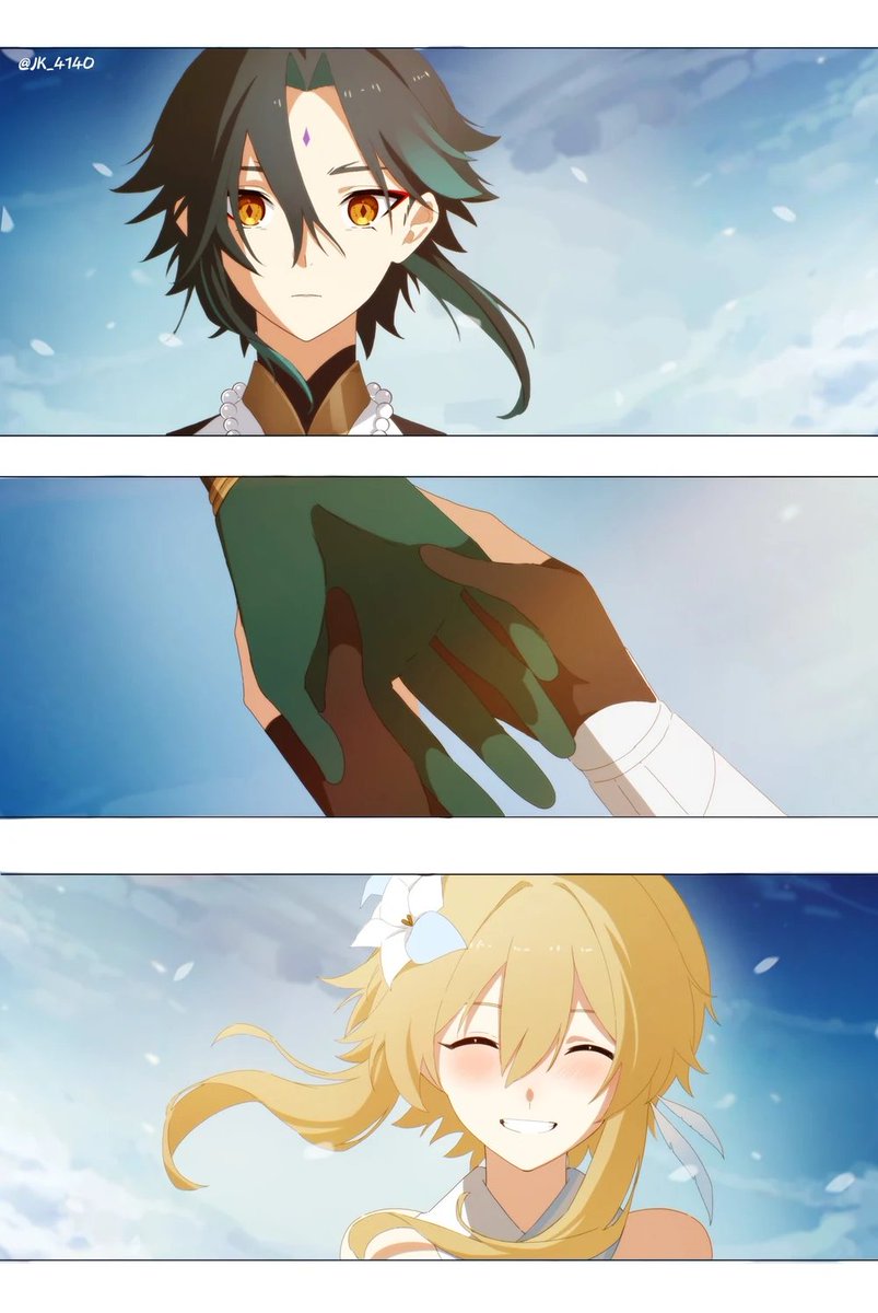 hanagawa_yurika's tweet photo. Shipping is supposed to be fun. It's not going to alter the canon, unless stated by the dev/author and/or game/media

I shouldn't be harassed for it.
I shouldn't be cancelled for it.
I just want to have fun.

Is it really that hard? 

(Images from various sources) https://t.co/Hr52Zu8bCE