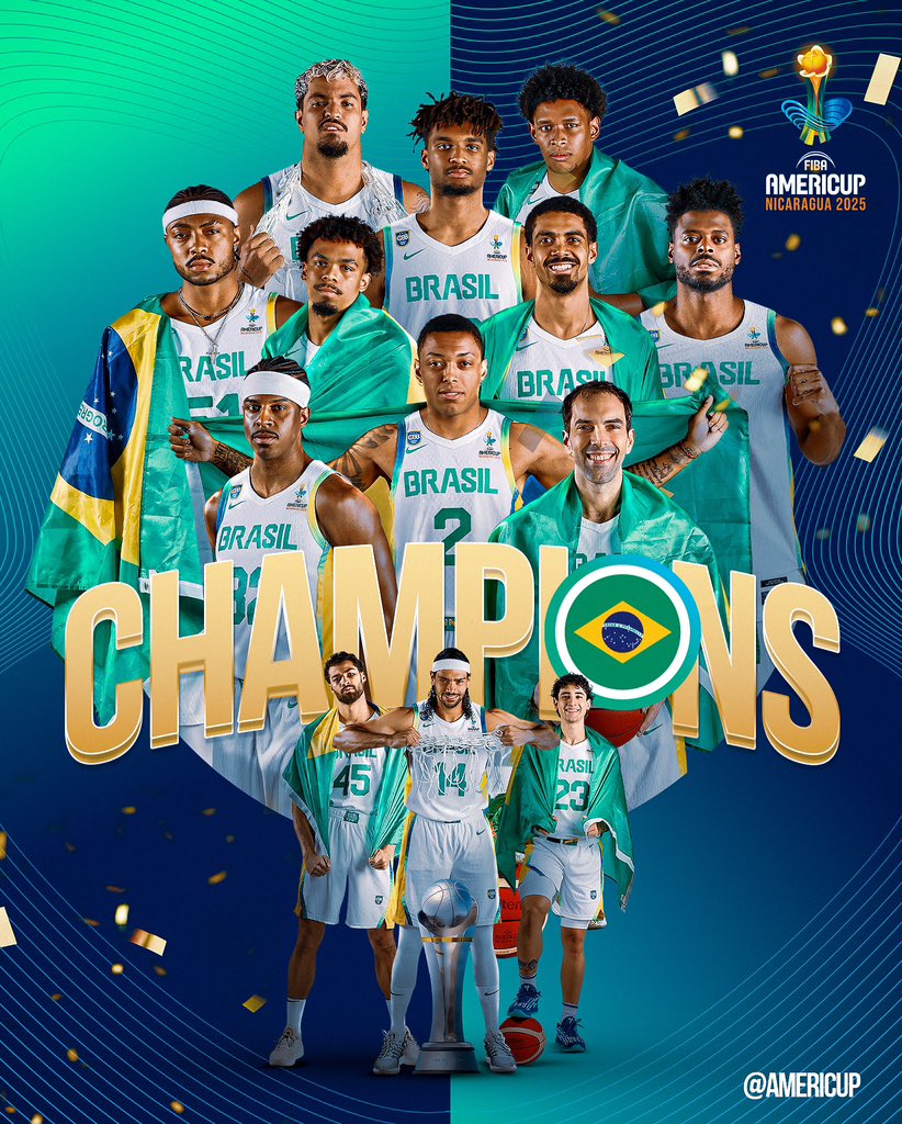 BRASIL WIN #AMERICUP GOLD 🇧🇷🥇🏆