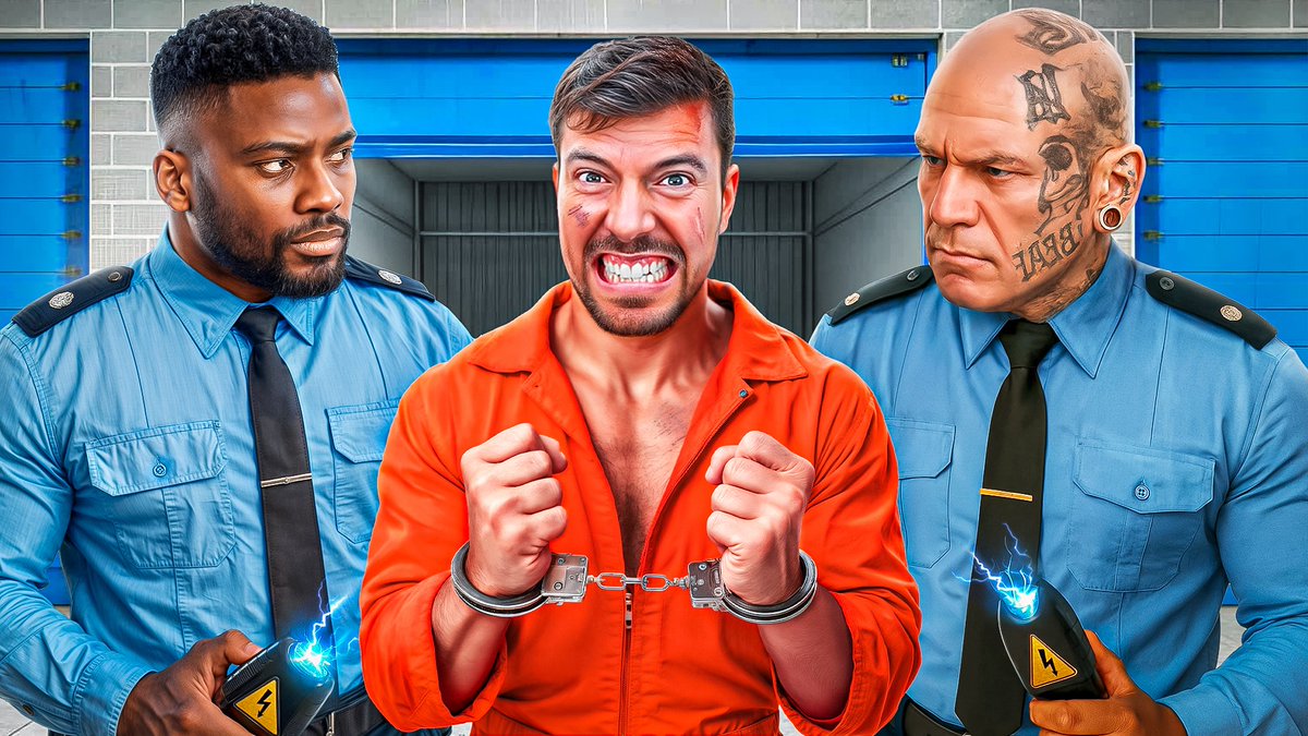 What if i designed thumbnail for <a href="/MrBeast/">MrBeast</a> 

Title : Survive 100 days in Prison, Win $500,000 .

Do you like the thumbnail? 

Comments would be appreciated ❤️

Dm or telegram to hire me t.me/gavin_babbar