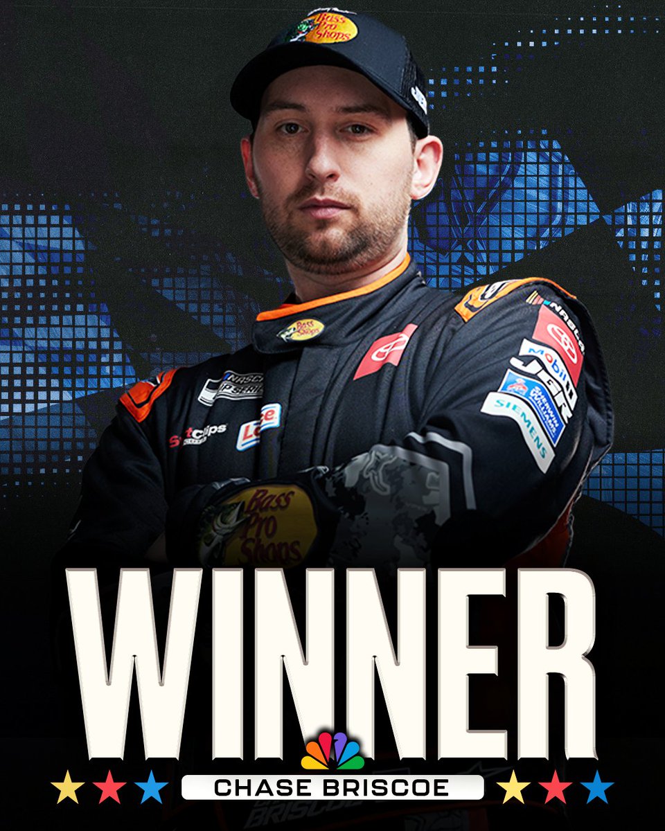 CHASE BRISCOE GOES BACK TO BACK IN THE SOUTHERN 500!