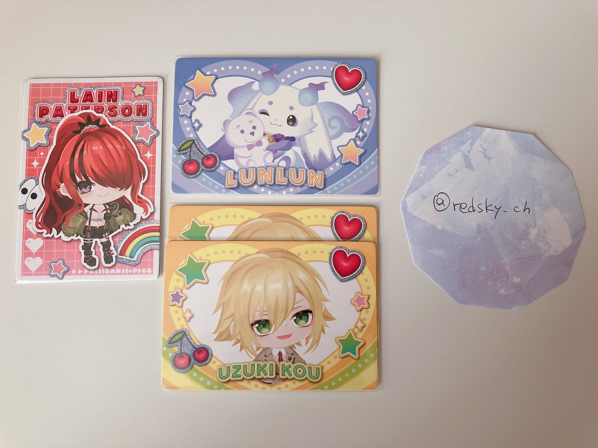 にじさんじ チップス ピグパ ピグパーティー 交換

譲▶︎❤️‍🔥、🥨🍚、🌙
求▶︎🌩️🦒 
縦横両方求めてます。

🥨🍚は他含む交換のみ。
お気軽にお声掛けください☺︎