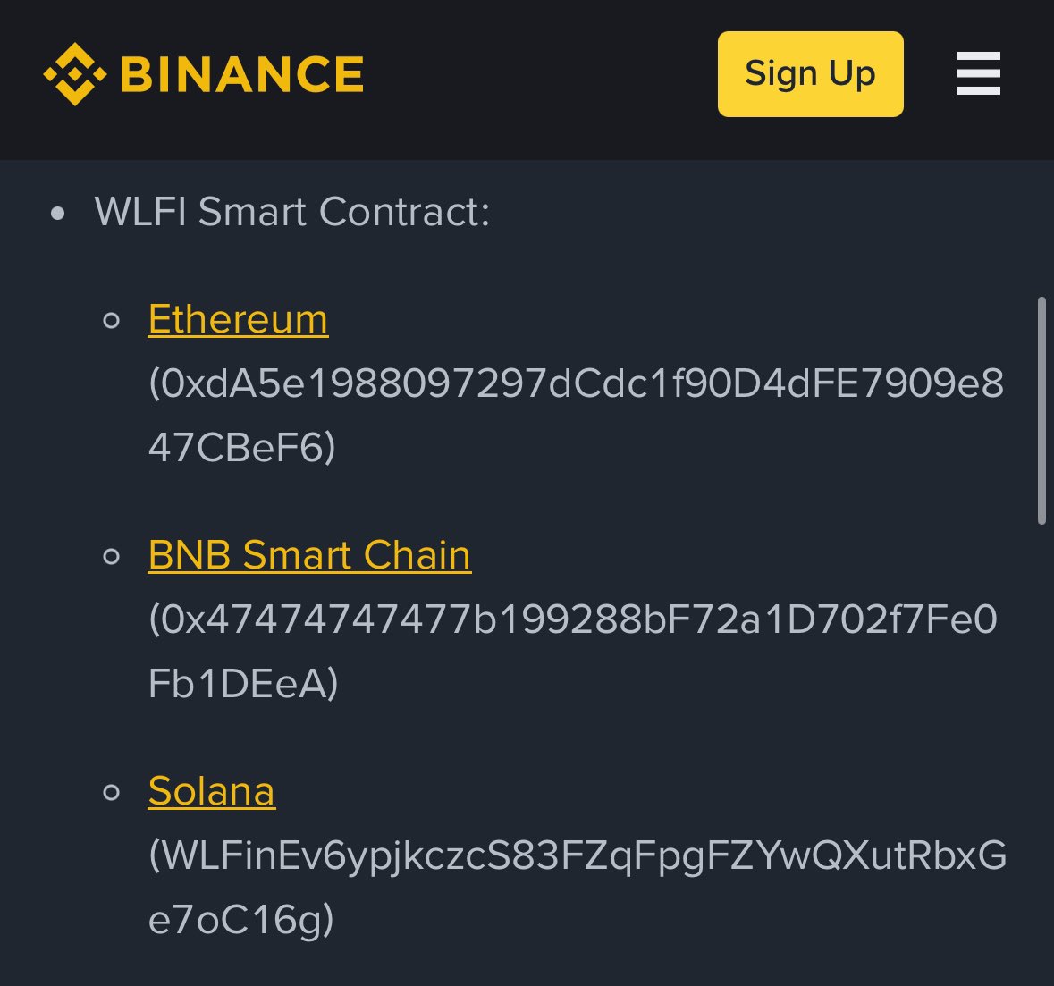 Let’s fucking Go 

$WLFI is multi chain ⛓️‍💥 #Ethereum #BNB #Solana