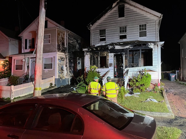 "Here are some additional pictures from our activation for the structure fire Saturday morning on Morse Street. Hamden CERT Volunteers assisted with logistical support &amp; rehabilitation services for our firefighters."