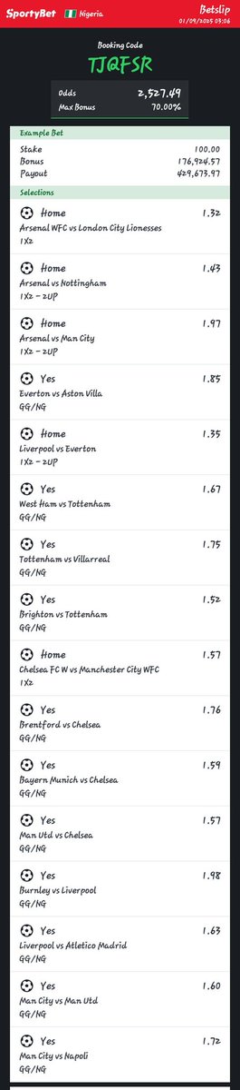 Kaytech1990's tweet image. Hey check out the bet I just placed on Sportybet! sportybet.com/ng/?shareCode=…