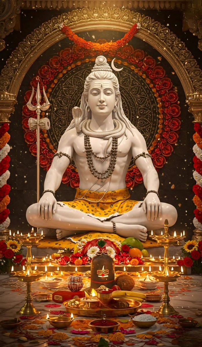 कर्पूरगौरं करुणावतारं संसारसारम् भुजगेन्द्रहारम् ।
सदावसन्तं हृदयारविन्दे भवं भवानीसहितं नमामि l

ॐ नमः शिवाय 🔱🙏🏻🚩