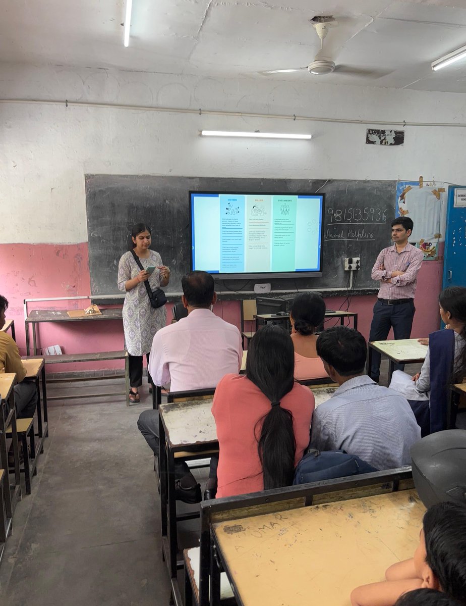 39Gmsss's tweet photo. An Awareness Session held in school on "Bullying" in School under the theme of School Mental Health Program for parents and students. #metalhealth @HPSBRAR @SchoolEduChd https://t.co/Tz5Zs3Ljad