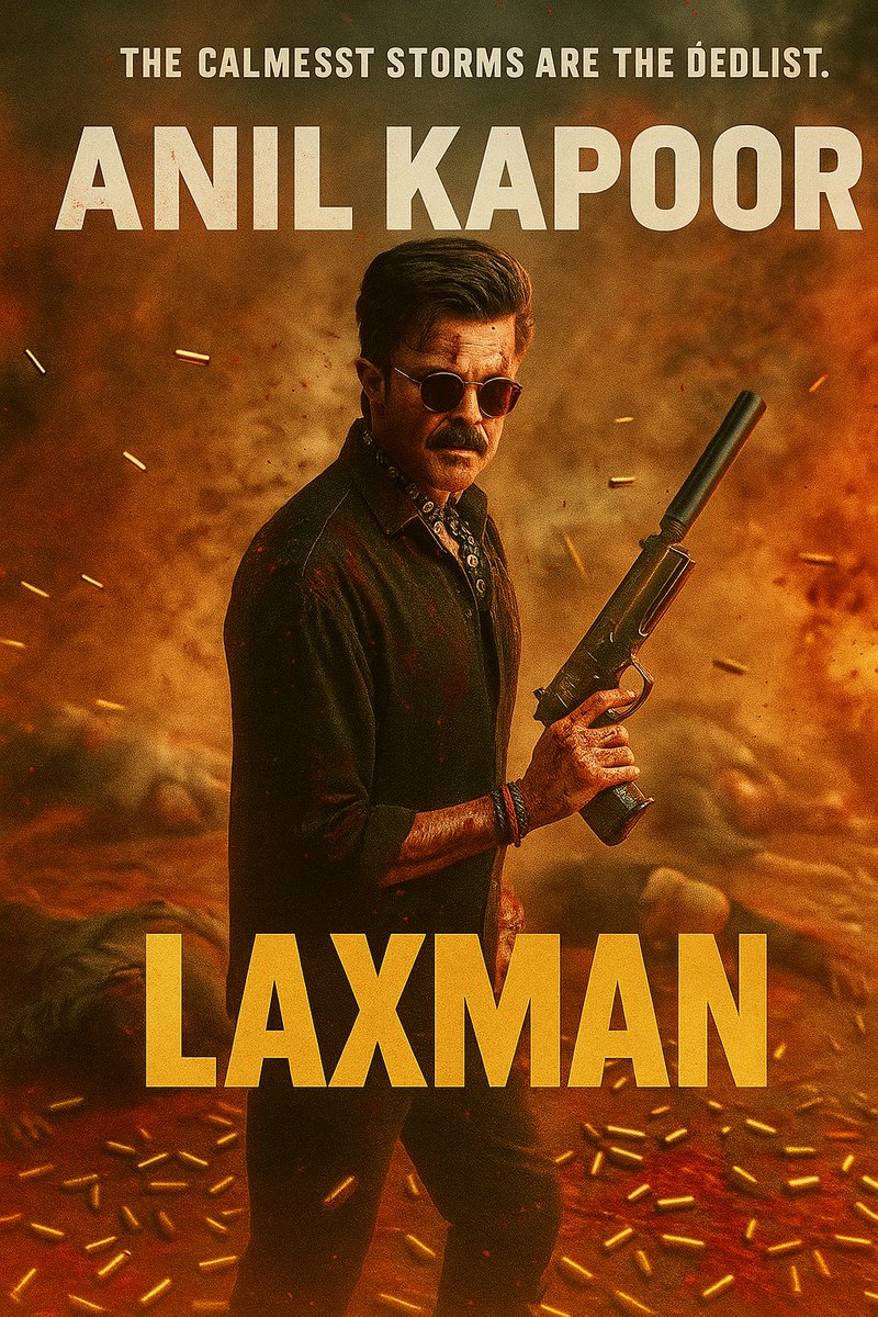 ChaitanyA Sagar (@laxmanthe0) on Twitter photo Hollywood has Wick. Korea has Oldboy. India needs LAXMAN. And it begins with YOU.
<a href="/AnilKapoor/">Anil Kapoor</a> like you’ve never seen before — raw, relentless, unstoppable : LAXMAN.”
Sir, You’ve played heroes, icons, legends — but Laxman is the culmination of them all. Hollywood has Wick. Korea has Oldboy. India needs LAXMAN. And it begins with YOU.
<a href="/AnilKapoor/">Anil Kapoor</a> like you’ve never seen before — raw, relentless, unstoppable : LAXMAN.”
Sir, You’ve played heroes, icons, legends — but Laxman is the culmination of them all.