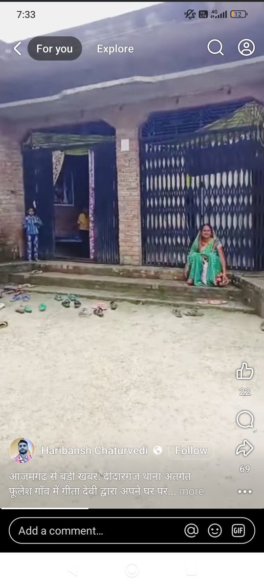 <a href="/Rajeevkrishna69/">Rajeev Krishna IPS, DGP UP</a> दीदारगंज थाना क्षेत्र के ग्राम सभा फुलेश में "चंगाई" के आड़ में धर्म परिवर्तन की नंगी नाच का वीडियो सोशल मीडिया प्लेटफार्मों पर खूब वायरल हो रहा है।
#आजमगढ़ में दलित आदिवासी आर्थिक बदहाल लोगों को बहला फुसला कर धड़ल्ले से क्रिश्चयन बनाया जा रहा है रामराजी पुलिस मौन