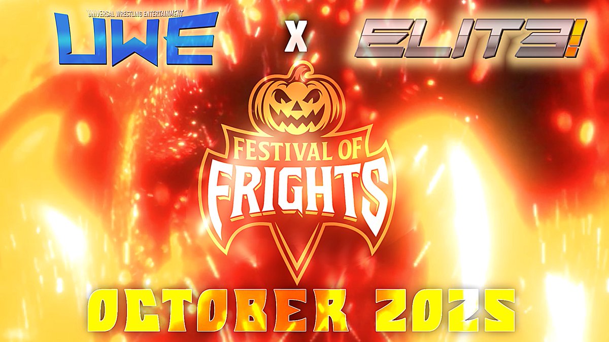 Coming to you in October…

UWE X <a href="/EliteNextFed/">ELITE! Wrestling</a> in COLLABORATION for #FestivalOfFreights! 🎃

More Information Coming Soon…