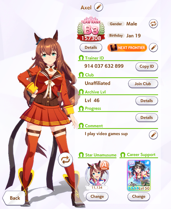 TheAgentAxel's tweet photo. @umamusume_eng 914037632899 - have 250 followers plenty of space
9* Tokai Teio (6 speed/3 stamina)
MLB Kitasan Black https://t.co/qS5kyBB3hp