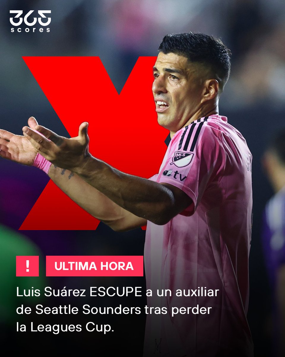 ASQUEROSO E INADMISIBLE🤢❌

Luis Suárez encaró y le ESCUPIÓ en LA CARA a un miembro del Staff de Seattle Sounders luego de PERDER la final de la Leagues Cup 2025 ❌🤢

Se debería de venir una SANCIÓN EJEMPLAR para Suárez ❌