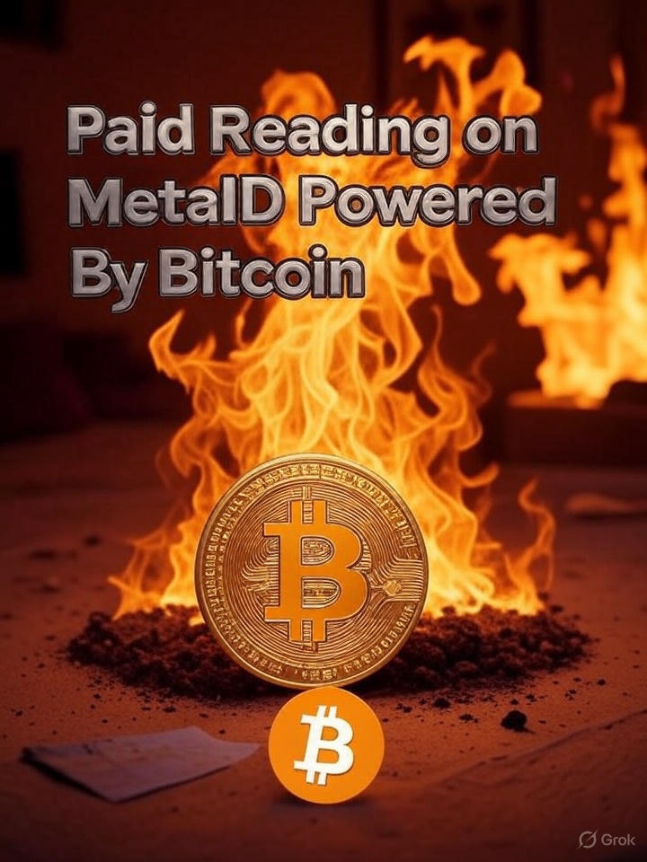 MetaID: Your Content, Your Rewards 🔥

💰 Paid Reading = Bitcoin to creators
🔑 Token-Holding = Unlock exclusive content 🚀

Try it out: show.now